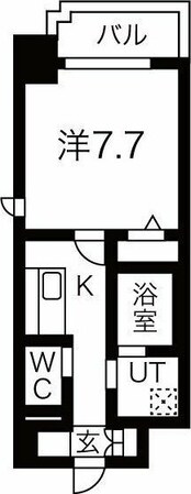 ブルームライフ八田駅前の物件間取画像